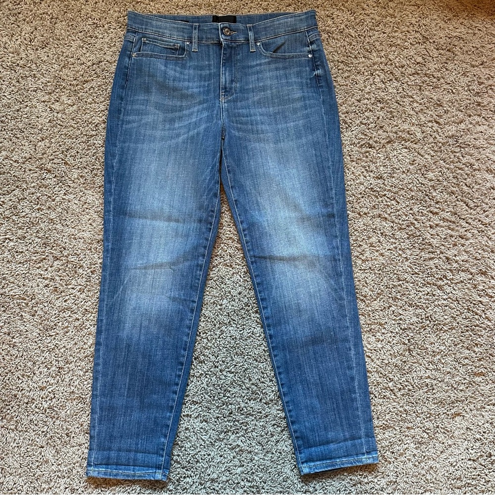 White House Black Market mid rise girlfriend everyday soft jeans